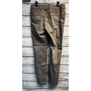 Liz Claiborne Amber Womens Tan Straight Pull On Pants Comfort Stretch Sz 8 EUC
